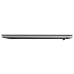Side profile of the slim Pure Grey ASUS Chromebook CX15 CX1505CTA-S70293 laptop in a closed position at YourShoppy.com.