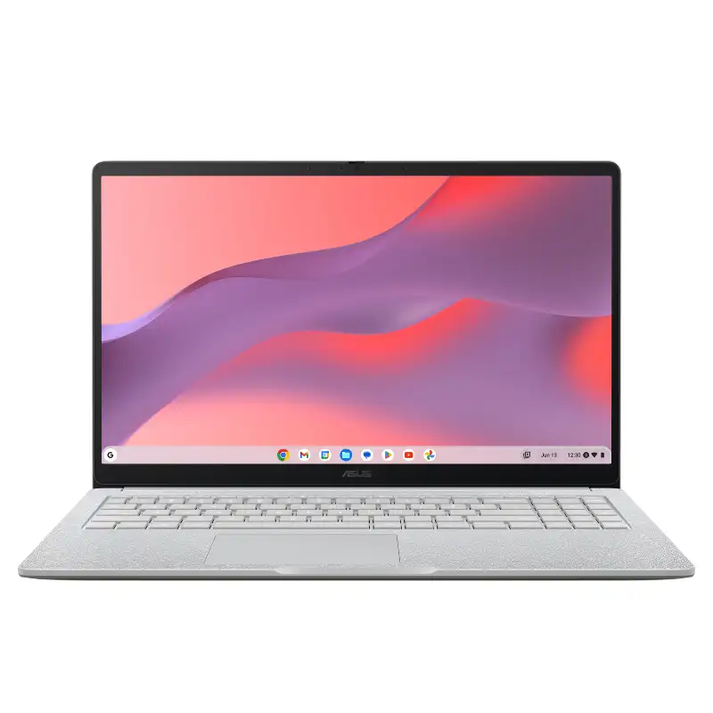 ASUS Chromebook CX15 CX1505CTA-S70293 15.6-inch FHD laptop in Pure Grey with ChromeOS, available at YourShoppy.com in Bangalo