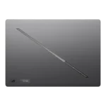 Eclipse Gray ASUS ROG Zephyrus G14 GU405AP-SY060WS gaming laptop lid featuring the signature diagonal slash design.