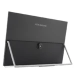 Rear view of the ASUS ZenScreen MB27ACF 27-inch QHD portable monitor featuring an integrated kickstand at YourShoppy.com.