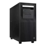 ASUS Pro ET900A X9 Threadripper PRO barebone workstation tower in black with front I/O ports and optical drive bay.