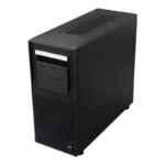 ASUS Pro ET900A X9 Threadripper PRO barebone workstation tower in black featuring a front-facing IO panel and top air vent.