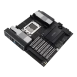 Asus Pro WS WRX90E-SAGE SE workstation motherboard featuring sTR5 socket, 7 PCIe 5.0 slots, and 8 DDR5 RAM slots at YourShopp