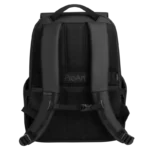 Back view of black ASUS ProArt PP2600 17L water-repellent laptop backpack featuring adjustable straps at YourShoppy.com.
