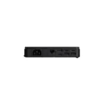 Rear view of the Asus ROG XG Mobile GC34R-032 external GPU dock featuring power, Ethernet, HDMI, DisplayPort, and USB-C ports