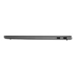 Side profile of the Matte Gray Asus Vivobook S16 S5608QA-U3413WS laptop showing USB ports at YourShoppy.com.