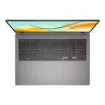 Top-down view of the Matte Gray ASUS Vivobook S16 S5608QA-U3413WS laptop with a 16-inch OLED screen at YourShoppy.com.