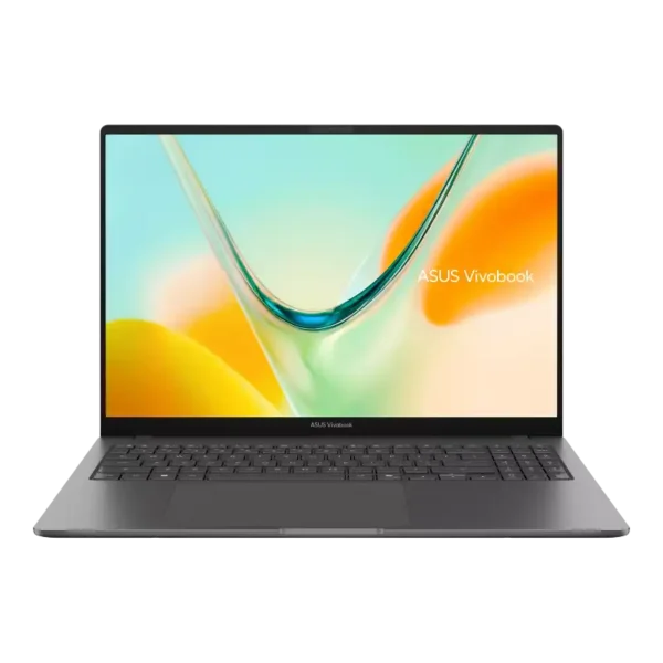 Asus Vivobook S16 S5608QA-U3413WS 16-inch OLED laptop in Matte Gray with Snapdragon X processor at YourShoppy.com.