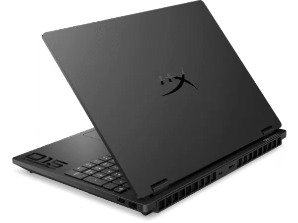 Black HP OMEN 15-ga0054TX gaming laptop featuring a 15-inch display and HyperX branding, available at YourShoppy.com.