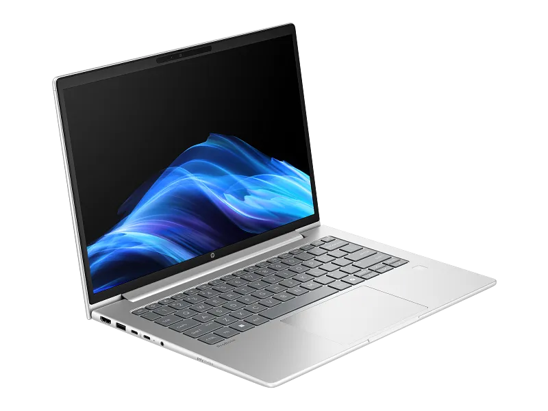 HP ProBook 4 G1i 14-inch silver business laptop with Intel Core processor, 16GB RAM, and 512GB SSD at YourShoppy.com.