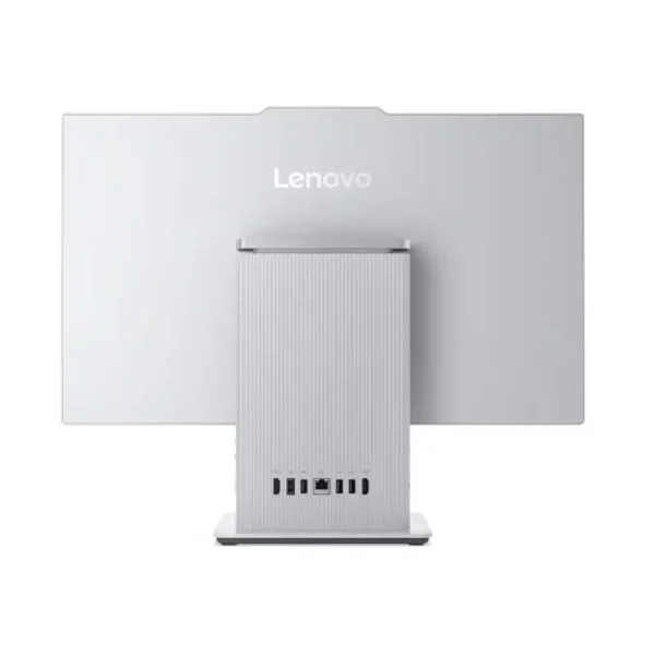Rear view of Lenovo IdeaCentre AIO 24IRH9 showing the silver stand, connectivity ports, and 23.8-inch display at YourShoppy.c