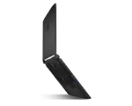 Side view of black MSI Katana 15 HX B14WEK-111IN gaming laptop showing the chassis, ventilation, and ports at YourShoppy.com.
