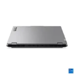 Rear view of Luna Grey Lenovo LOQ 15IRX10 83JE010SIN gaming laptop showing rear ports and ventilation vents at YourShoppy.com