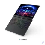Lenovo Legion 5 15IPH11 gaming laptop in Eclipse Black with RGB keyboard and futuristic display, available at YourShoppy.com.