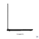 Side profile of the Lenovo Legion 5 15IPH11 gaming laptop in Eclipse Black featuring dual USB-C ports at YourShoppy.com.