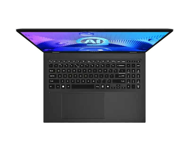 MSI Prestige 16 AI Evo B1MG-054IN business laptop in stellar gray with a 16-inch QHD+ display and backlit keyboard at YourSho