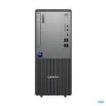Lenovo ThinkCentre neo 50t Gen 6 13BDS02K00 tower desktop featuring an Intel Core Ultra processor and front-facing I/O ports.