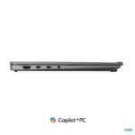 Side profile of grey Lenovo ThinkPad X1 2-in-1 Gen 11 Aura Edition 21V9S09V00 laptop showing HDMI and USB-C ports at YourShop