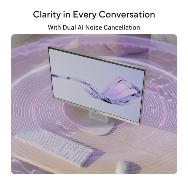 ASUS V200 All-in-One PC with a 23.8-inch FHD display and Dual AI Noise Cancellation technology at YourShoppy.com.