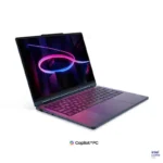 Lenovo Yoga 9 2-in-1 14IPH11 Cosmic Blue laptop featuring a 14-inch 2.8K OLED touchscreen and Intel Core Ultra 7 processor.