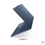 Lenovo Yoga 9 2-in-1 14IPH11 Cosmic Blue laptop floating at an angle showcasing its sleek design and Copilot+PC branding.