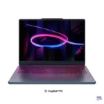 Lenovo Yoga 9 2-in-1 14IPH11 Cosmic Blue laptop with a 14-inch OLED touchscreen, Intel Core Ultra processor, and Copilot+PC.