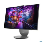 Lenovo Yoga AIO 27IAH10 27-inch desktop with QHD display and sleek silver stand, available at YourShoppy.com in Koramangala.
