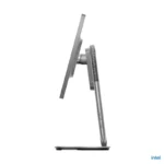 Side profile of Lenovo Yoga AIO 27IAH10 27-inch desktop featuring a sleek silver stand and adjustable display at YourShoppy.c