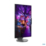 Lenovo Yoga AIO 27IAH10 desktop featuring a 27-inch QHD vertical display on a sleek silver stand at YourShoppy.com.