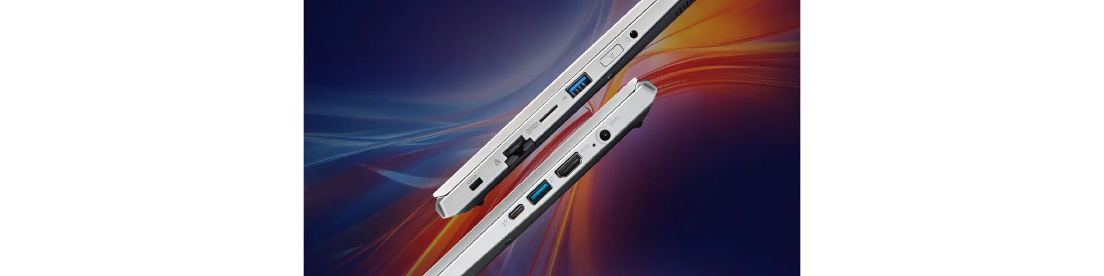 Side ports on the Acer TravelLite