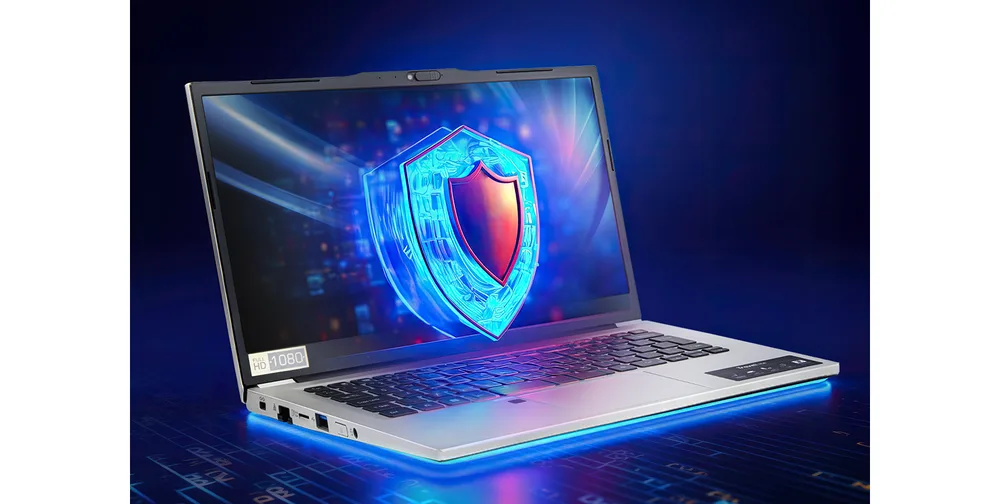 Acer TravelLite with hardware TPM 2.0 security