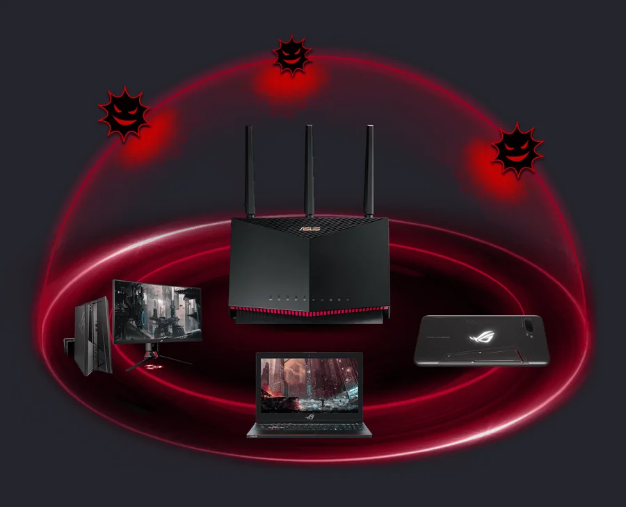 ASUS AiProtection Pro protecting home devices