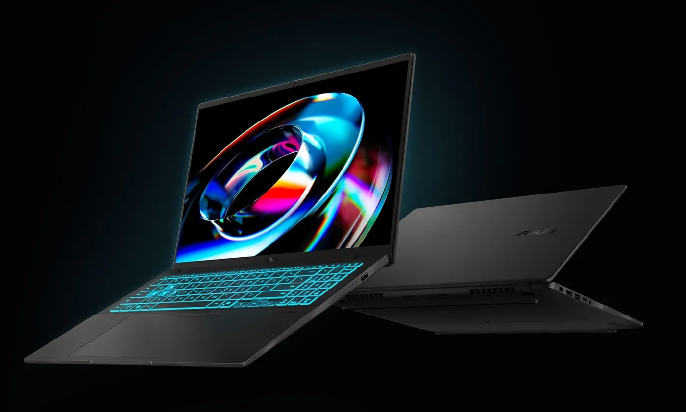 ASUS Gaming V16 V3607 gaming laptop in matte black