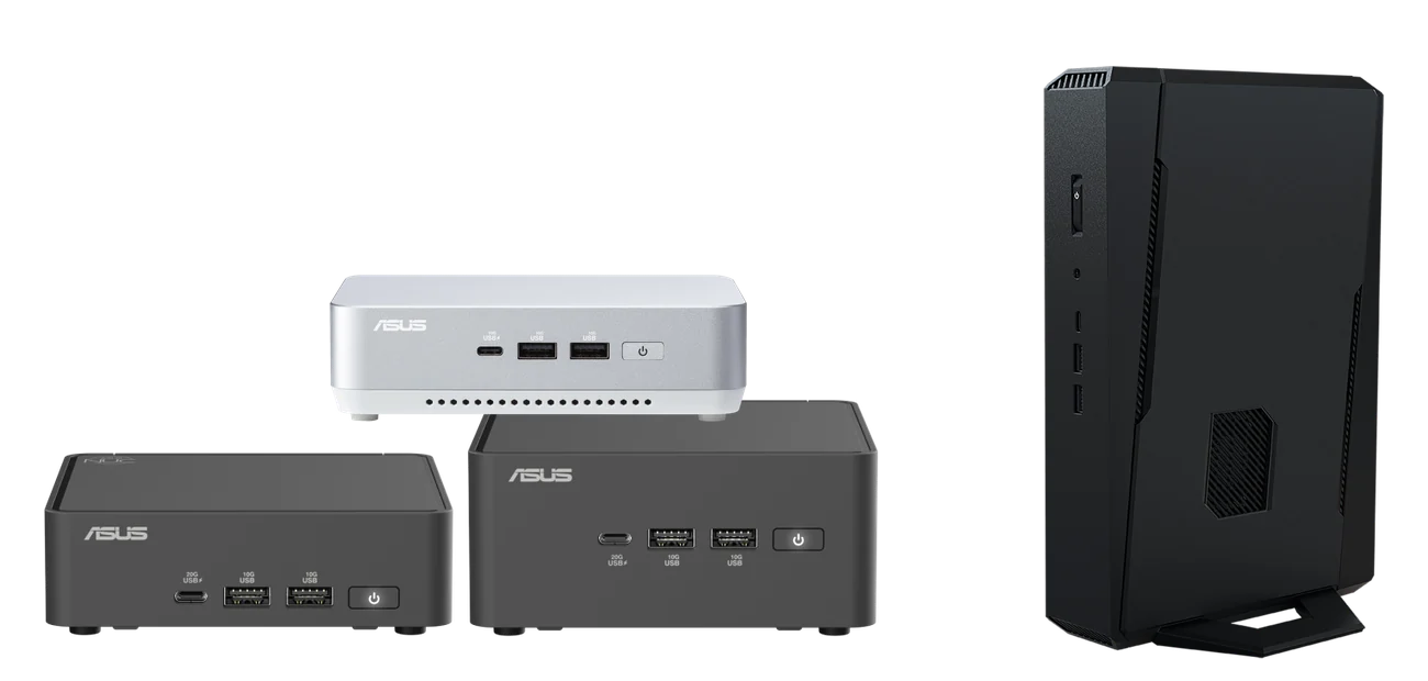 ASUS NUC 15 Pro Slim and Tall, NUC 14 Pro+ and NUC 15 Performance mini PCs