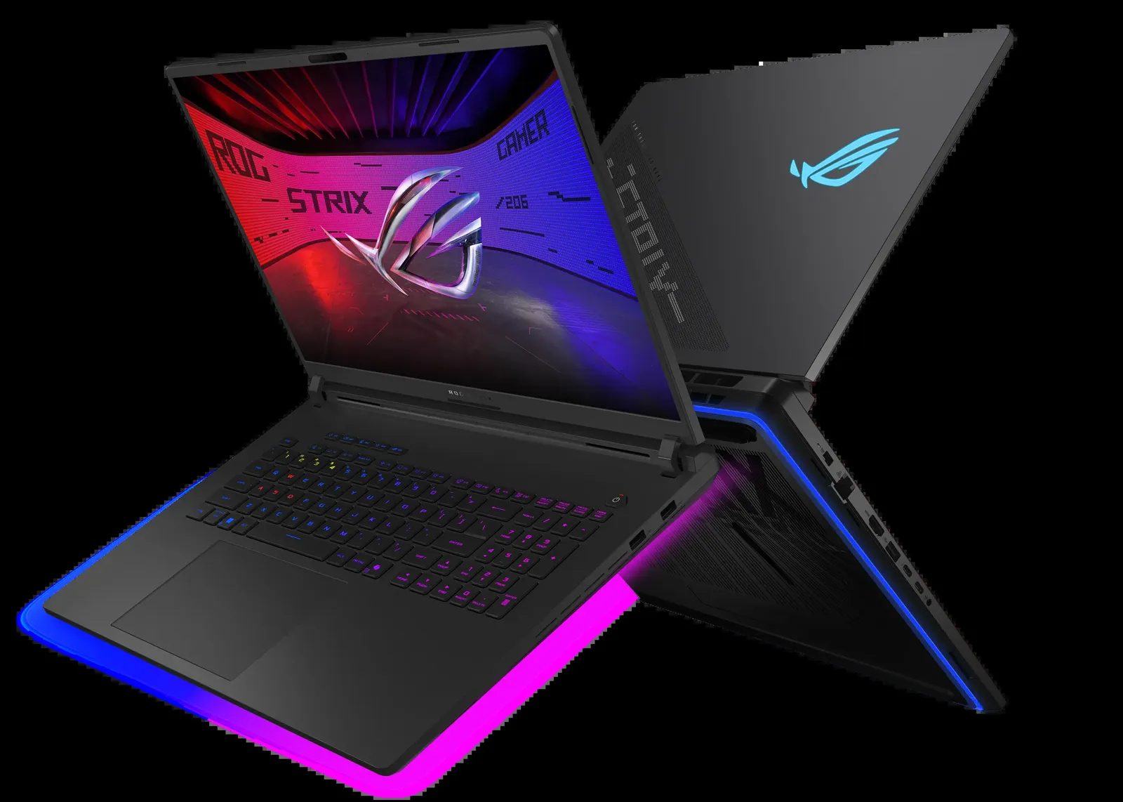 ASUS ROG Strix SCAR 18 2026 G835 gaming laptop with Aura light bar