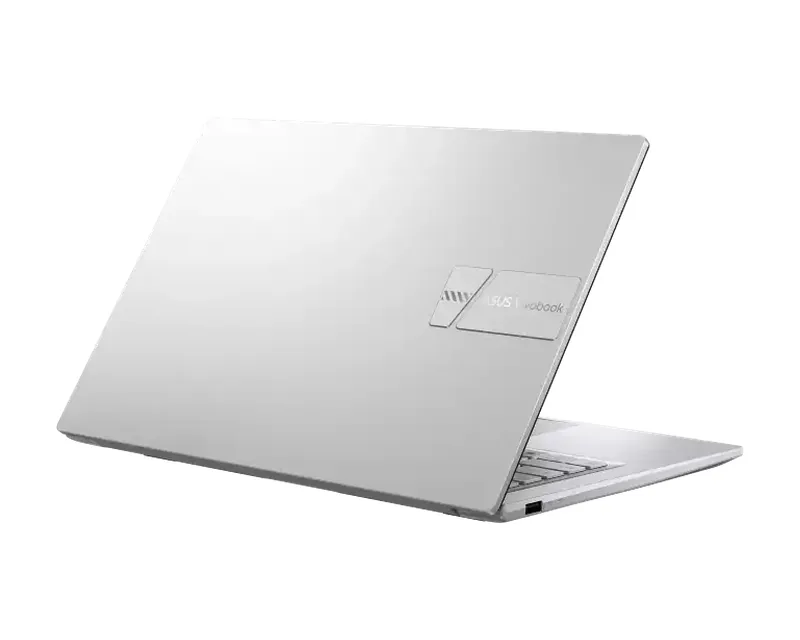ASUS Vivobook 14 Cool Silver lid from behind