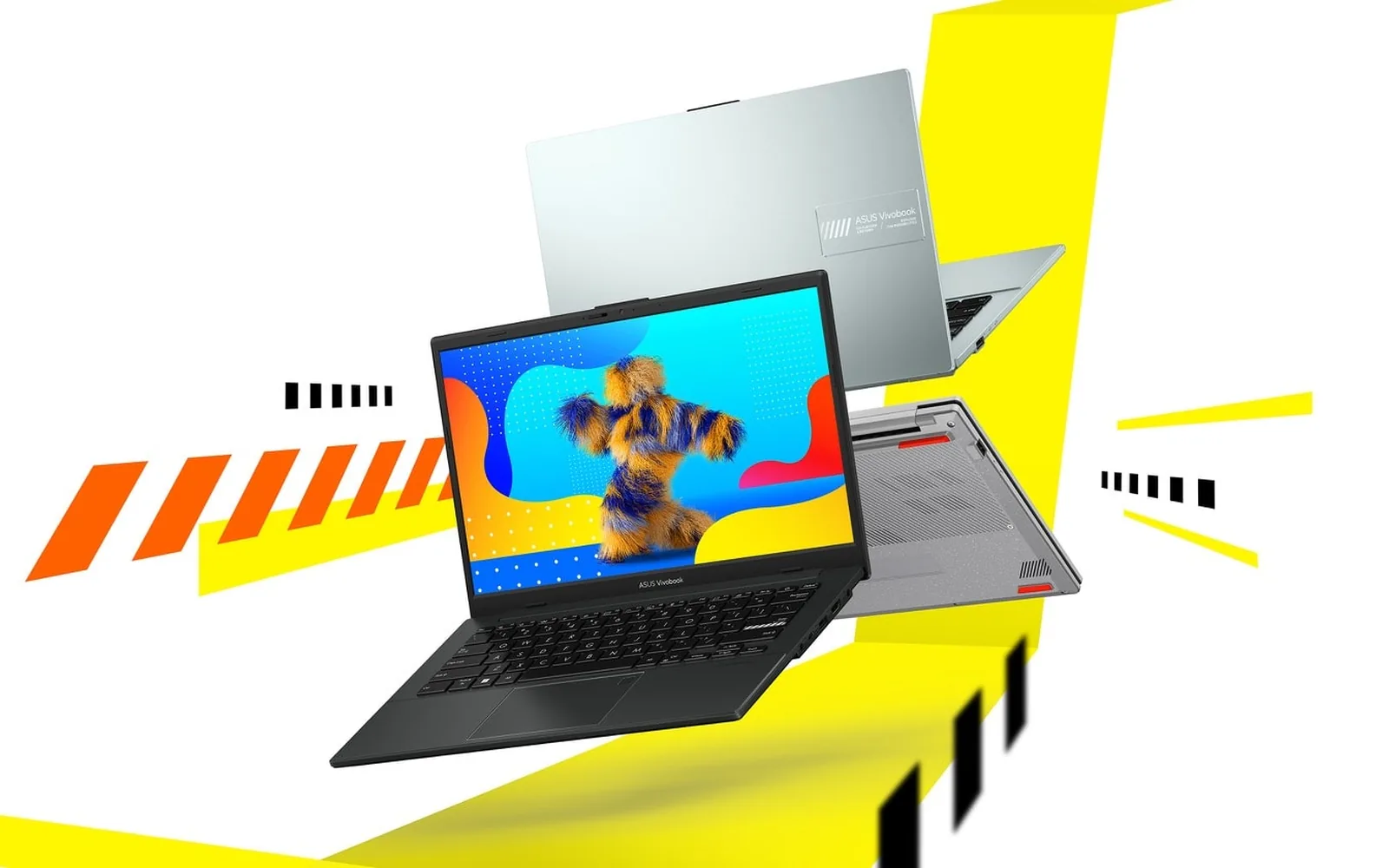 ASUS Vivobook Go 14 in Mixed Black and Green Grey from ASUS India