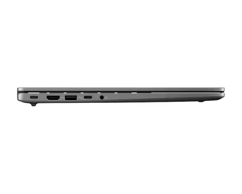 ASUS Vivobook S 14 left side with HDMI, USB-A and USB-C ports