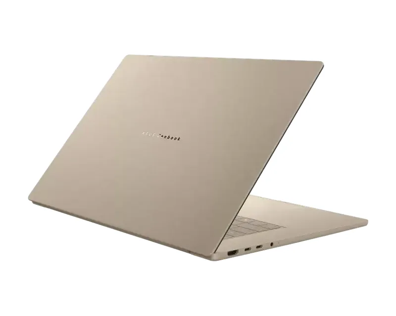ASUS Zenbook A16 Ceraluminum lid seen from behind