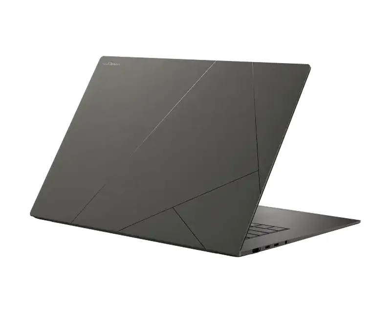 ASUS Zenbook S 16 Ceraluminum lid seen from behind