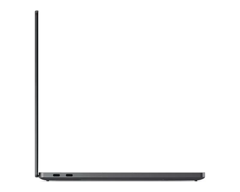 Side view of the Dell XPS 14 with Thunderbolt 4 ports