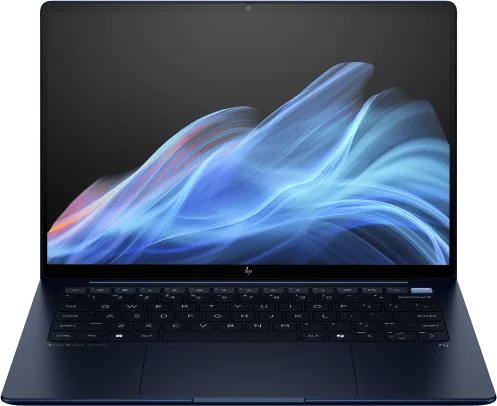 HP EliteBook Ultra laptop in Atmospheric Blue