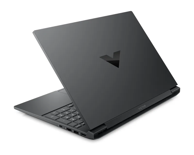 HP Victus 15 lid with V logo and rear vents