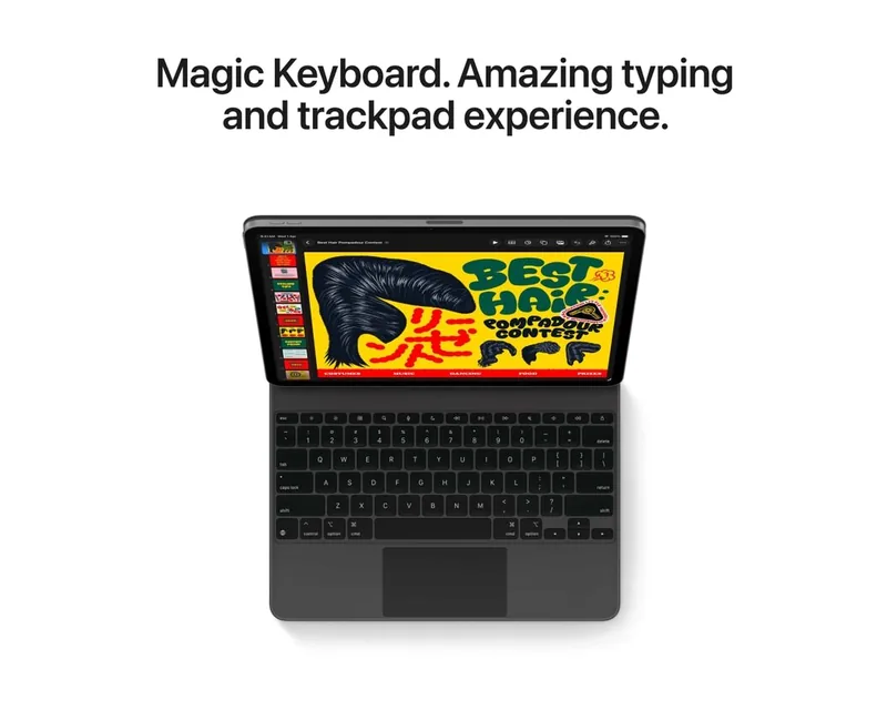 iPad Air M4 on the Magic Keyboard for iPad Air