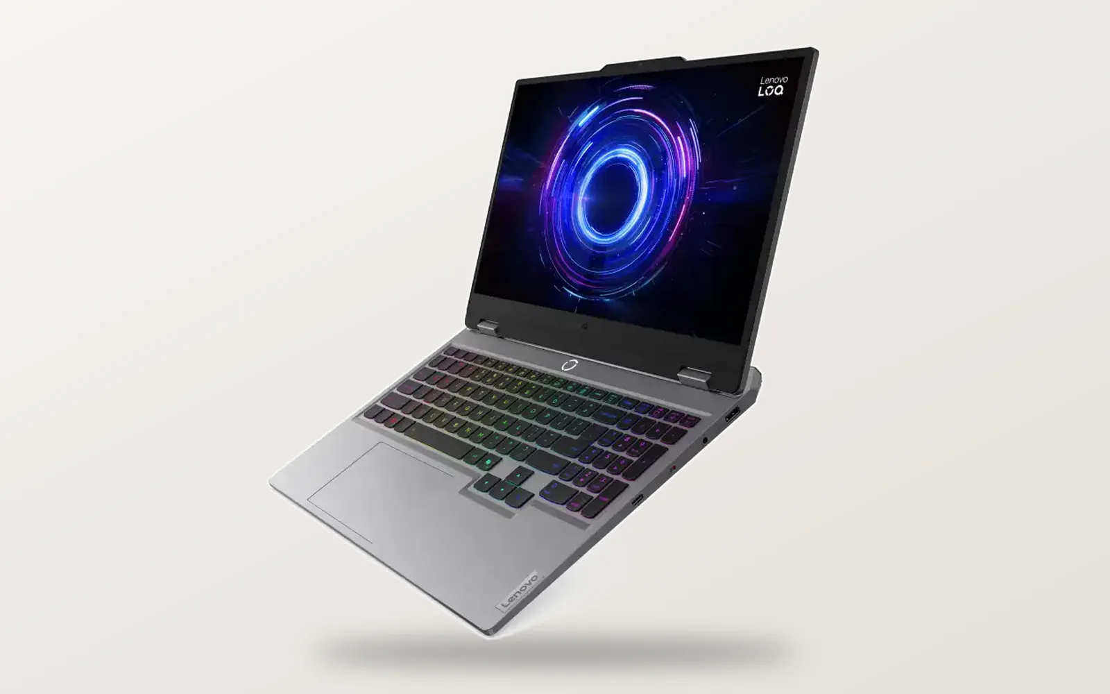 Lenovo LOQ 15 gaming laptop with RGB keyboard