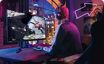 Lenovo Legion gaming monitor setup
