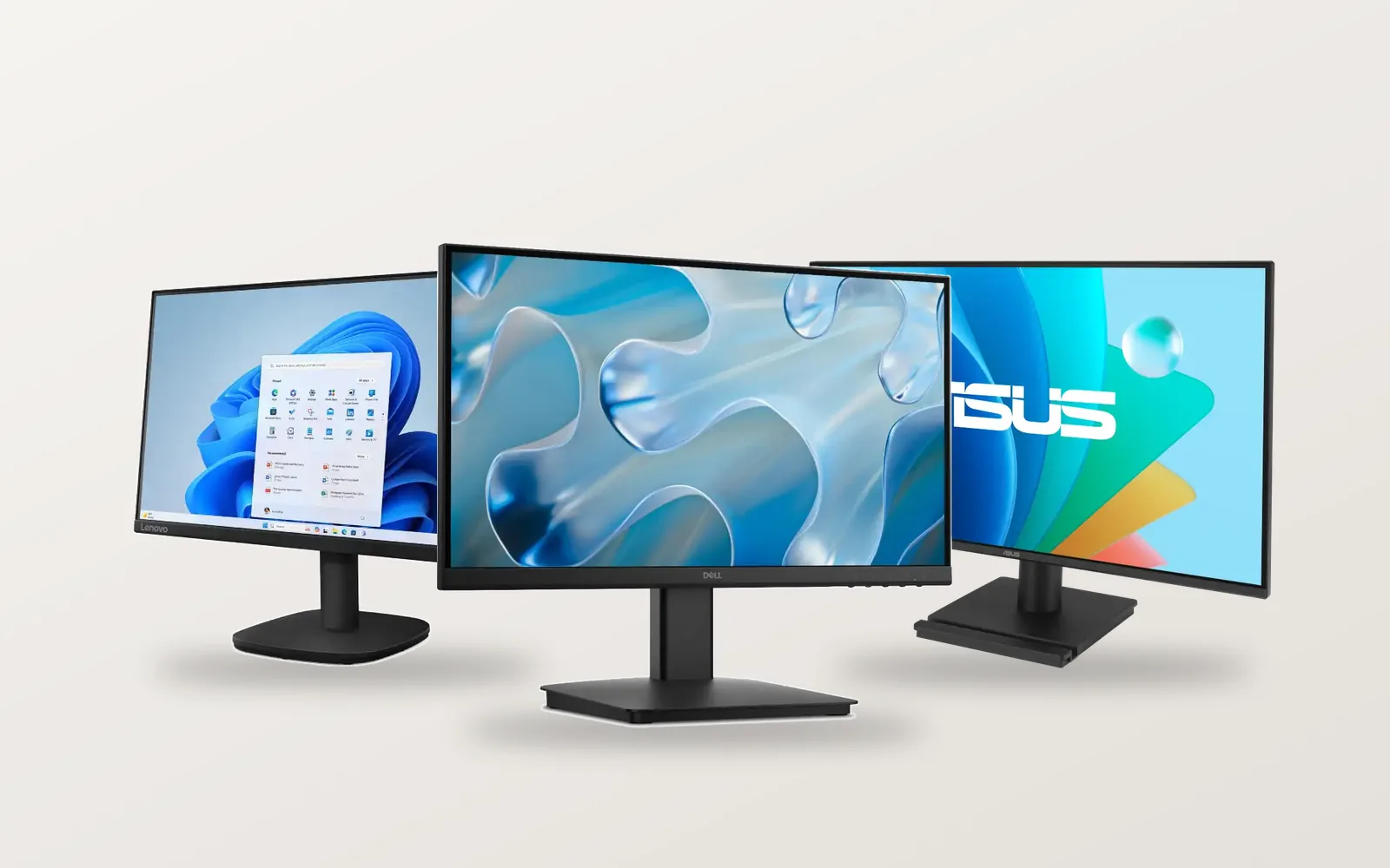 Lenovo, Dell and ASUS Full HD monitors at YourShoppy Bangalore